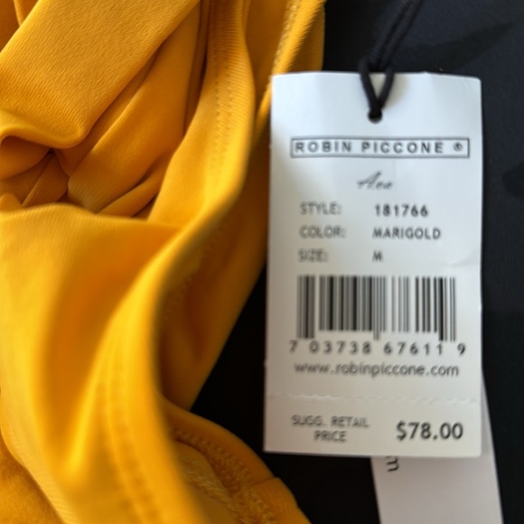 Robin Piccone two- piece Ava Bikini 👙In Marigold - Picture 4 of 5